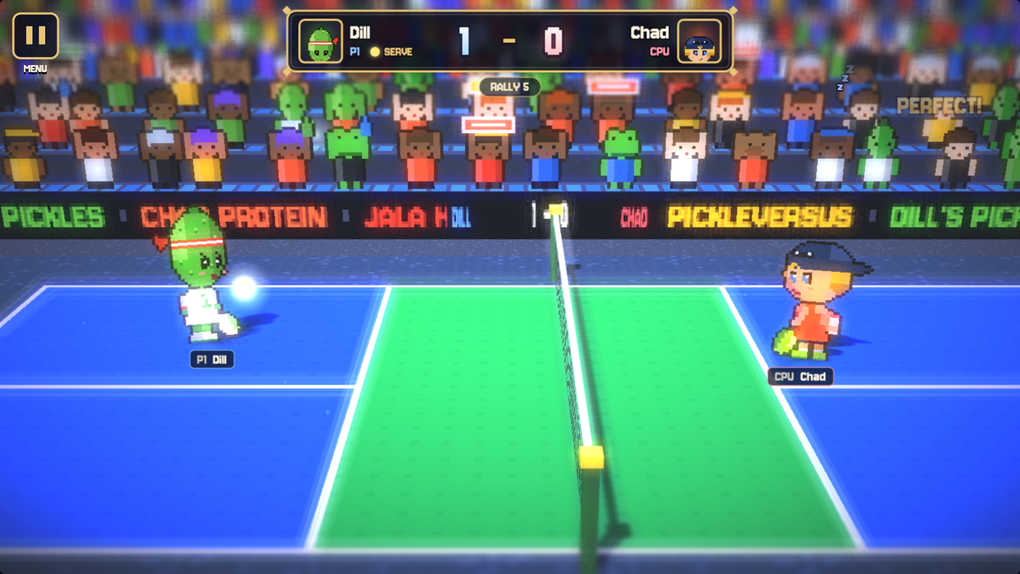 A rally at Center Court